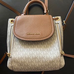 Viv Extra-Small Pebbled Leather Backpack